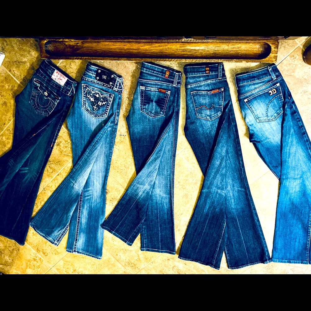 TrueReligion JoesJeans 7 For All Mankind MissMeHudson Citizens of Humanity Cello